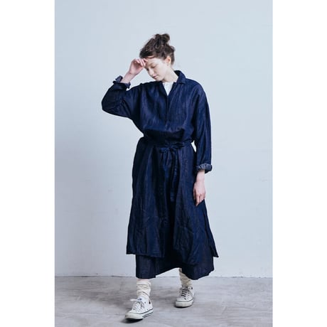 (g) グラム "LIGHT DENIM SHIRT ONEPIECE" ライトデニムシャツワンピース