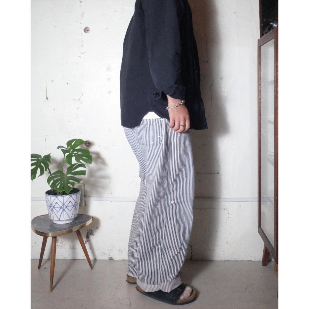 Ordinary fits BELL PANTS ベルパンツ ヒッコリー ORDINARY FITS オーディナリーフィッツ 