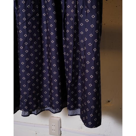 (g) グラム "PRINT TRIMMED GATHER ONEPIECE "プリントトリミングギャザーワンピース