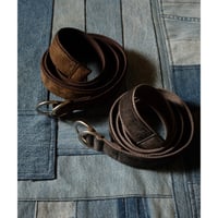 hobo ホーボー "DOUBLE RING BELT PIG SUEDE