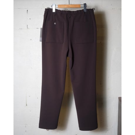 CURLY カーリー "KNIT GEORGETTE 2TUCK PANTS"