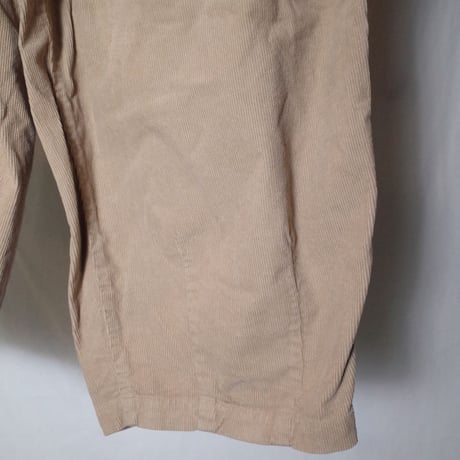 HARVESTY ハーベスティ "CORDUROY EASY CIRCUS PANTS コーデュロイ イージーサーカスパンツ"