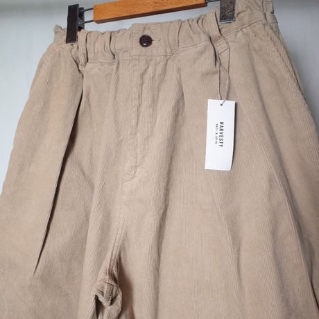 HARVESTY ハーベスティ "CORDUROY EASY CIRCUS PANTS コーデュロイ イージーサーカスパンツ"