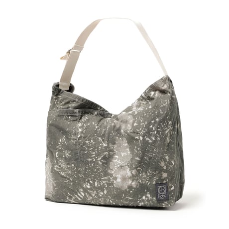 hobo ホーボー "AZUMA SHOULDER BAG L COTTON NYLON RIPSTOP CAMO TIE-DYED"ショルダーバック
