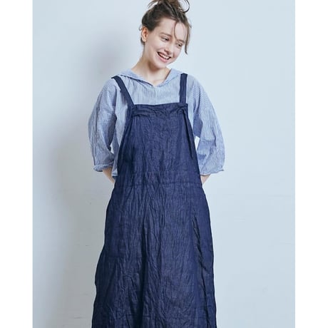 (g) グラム "LIGHT DENIM JUMPER SKIRT"ライトデニムジャンパースカート