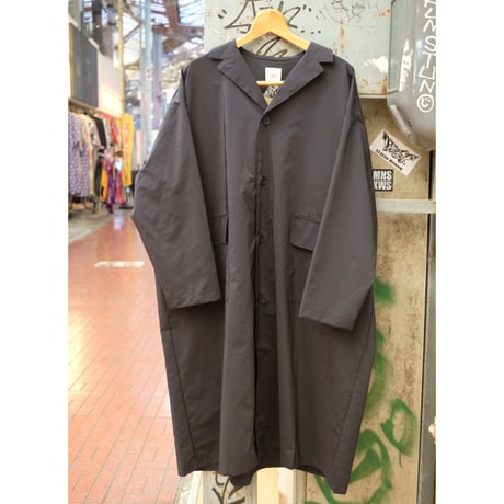 (g) グラム "OPEN COLLAR LOOSE COAT"
