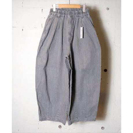 HARVESTY ハーベスティー"BLACK DENIM CIRCUS PANTS"サーカスパンツ