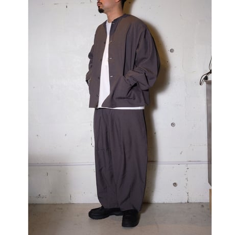 HARVESTY ハーベスティー"RELAXING TWILL CROPPED EASY CIRCUS PANTS"