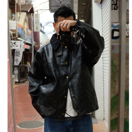 YOUSED(ユーズド)  "Leather Drivers Jacket"