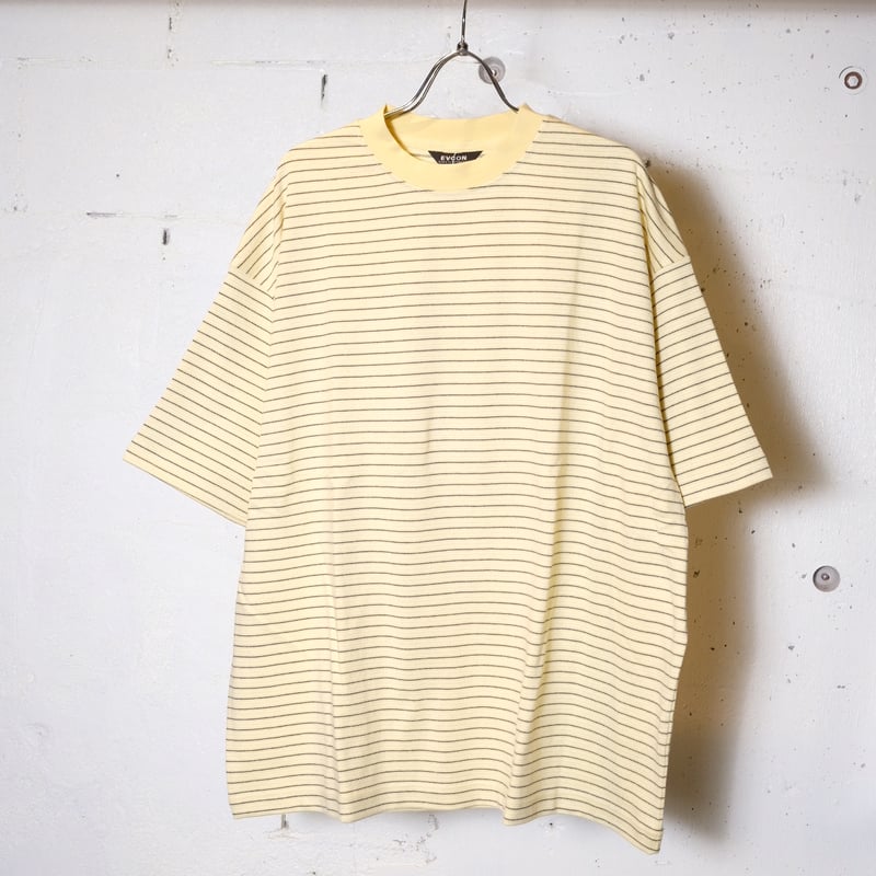 トップス EVCON BORDER WIDE S/S T-SHIRT 3 楽天市場】【SALE 50%OFF】[241-91108]EVCON(エビコン) BORDER