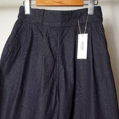 HARVESTY ハーベスティ "DENIM WIDE EGG CROPPED PANTS"デニム ワイドエッグクロップドパンツ