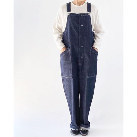 HARVESTY ハーベスティー"DENIM CLOTH OVERALLS "デニムオーバーオール