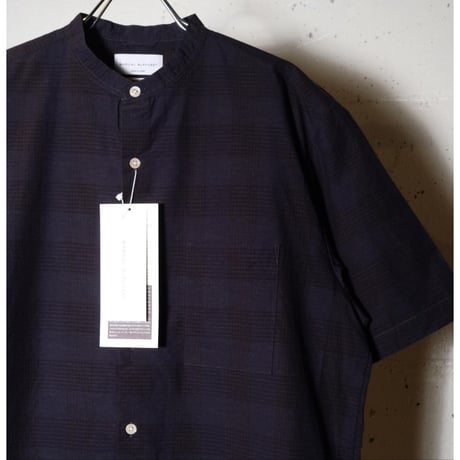 MANUAL ALPHABET マニュアルアルファベット"MELAMGE CHECK LOOSE FIT B/C SHT"