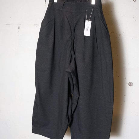 HARVESTY ハーベスティ "T/R WIDE EGG CROPPED PANTS" ワイドエッグクロップドパンツ