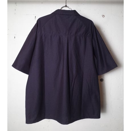 CURLY カーリー "LINEN BLENDED S/S SHIRT" リネンシャツ