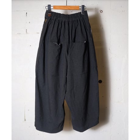 HARVESTY ハーベスティ "T/R WIDE EGG CROPPED PANTS" ワイドエッグクロップドパンツ