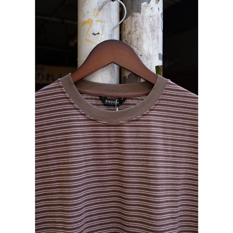 EVCON エビコン"BORDER WIDE S/S T-SHIRT"