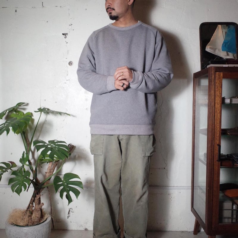 sapeur BASIC RAGLAN SLEEVE□L/STEE□セメント メンズ - トップス