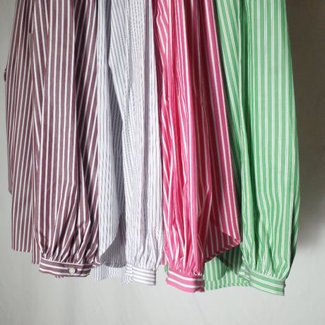 MANON マノン "STRIPE AMICAL SHT" ストライプアミカルシャツ