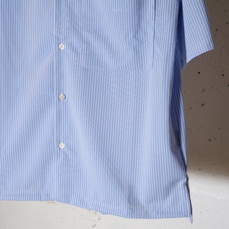 CURLY カーリー "SPLIT RAGLAN SHIRT -stripe-" スプリットラグランシャツ