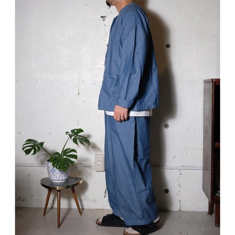 HARVESTY ハーベスティー"CHAMBRAY CROPPED CIRCUS  PANTS "