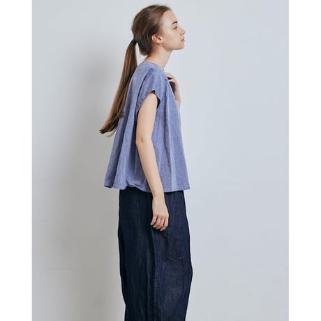 (g) グラム "FRONT RIBBON BLOUSE"フロントリボンブラウス