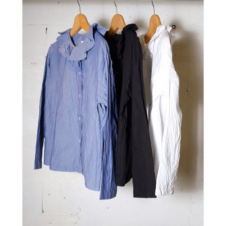 (g) グラム "NECK TUCK FRILL BLOUSE" ネックタックフリルブラウス