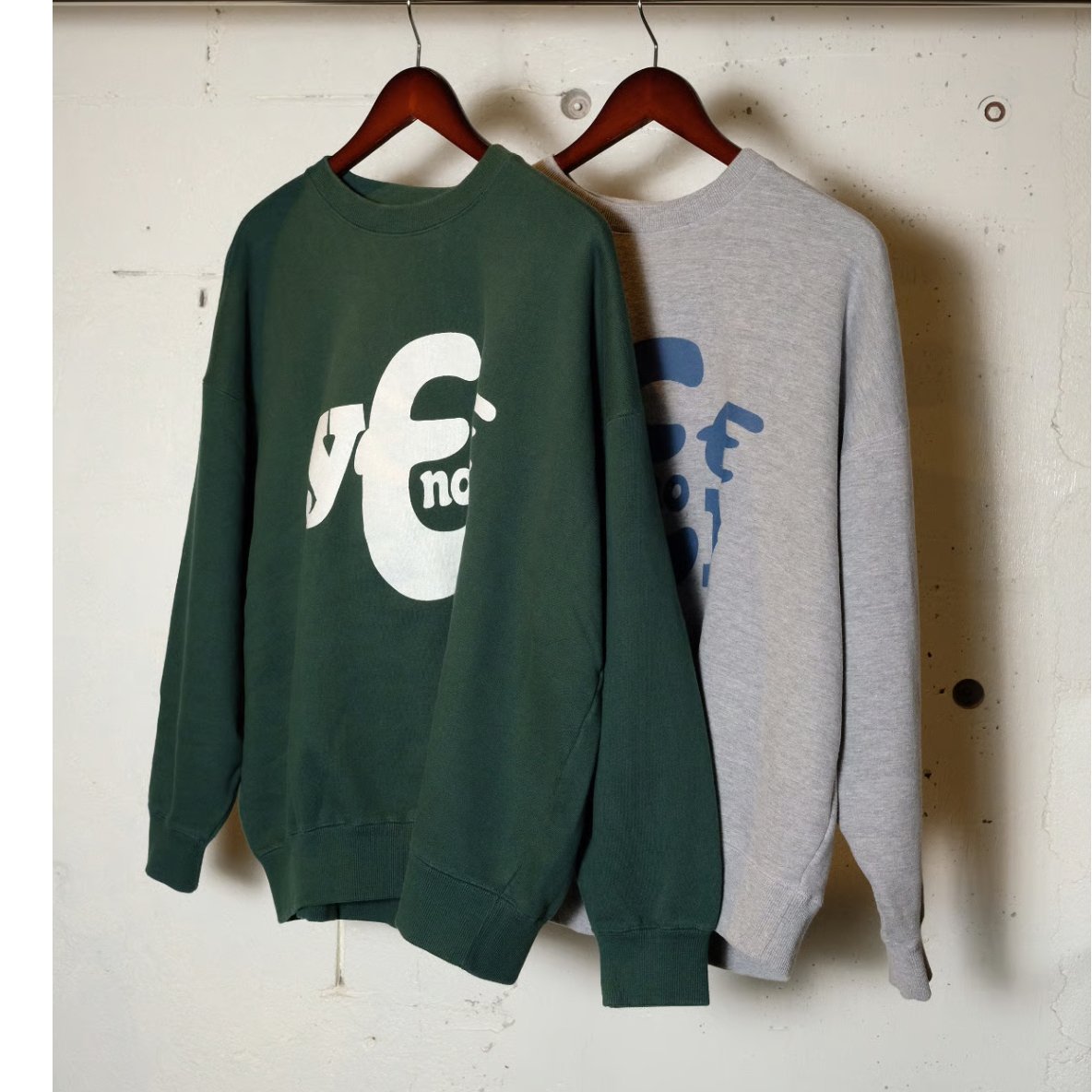 トップス STONE  98ss COMPASS LOGO SWEAT YEL YENOPE イエノープ 