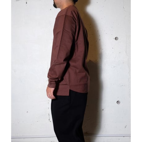 CURLY カーリー "HEAVY PLATING L/S TEE"