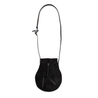 hobo ホーボー "DRAWSTRING POUCH FIDLOCK® BUCKLE COW SUEDE"ドローストリングポーチ