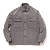 hobo ホーボー "SHIRT JACKET COTTON CORDUROY BENGALA MUD DYED"