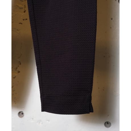 CURLY カーリー "2TUCK TAPERED EZ PANTS -seersucker check-"