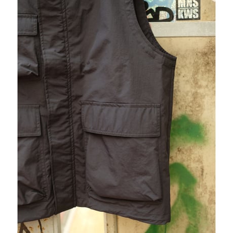 (g) グラム "VINTAGE CLOTH ZIPUP VEST"
