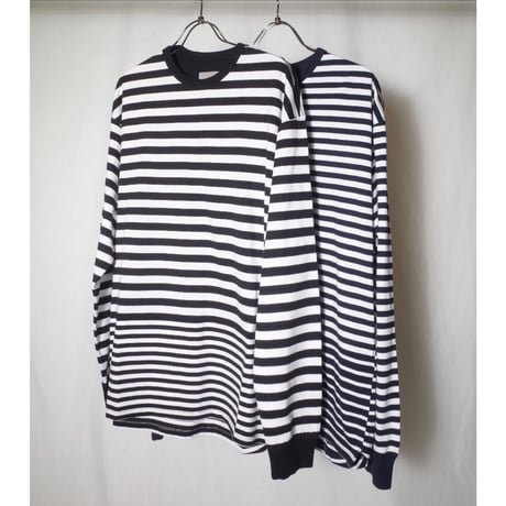 CURLY カーリー ”DOUBLE BORDER L/S TEE"