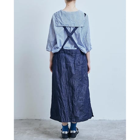 (g) グラム "LIGHT DENIM JUMPER SKIRT"ライトデニムジャンパースカート