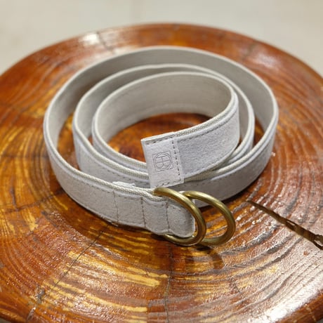 hobo ホーボー "DOUBLE RING BELT PIG SUEDE＂ベルト