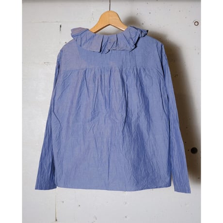 (g) グラム "NECK TUCK FRILL BLOUSE" ネックタックフリルブラウス
