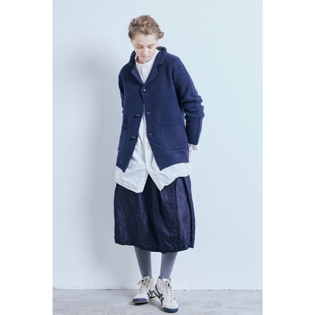 (g) グラム "SHEEP YARN GARTER KNITTING JACKET"シープヤーンガーター編みジャケット