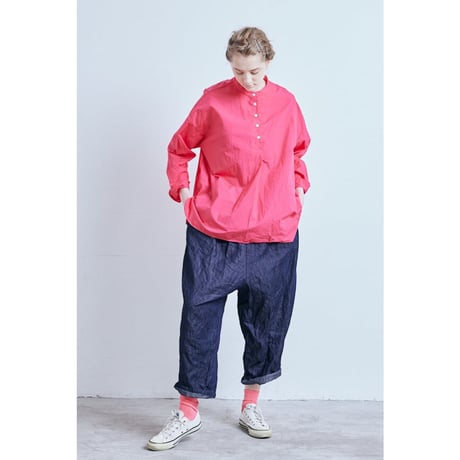 (g) グラム "TYPEWRITETR MAO COLLAR SHIRT"タイプライターマオカラーシャツ