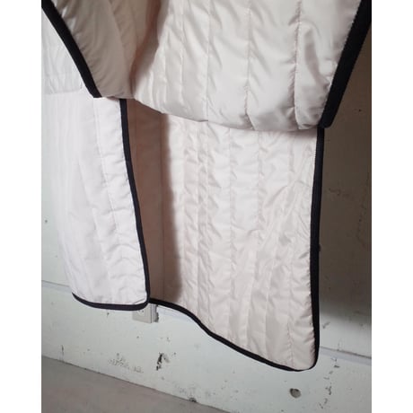 MANON マノン "QUILT PIPING LONG GILET"キルトパイピング ロングジレ