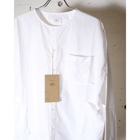 (g) グラム "TYPEWRITERCLOTH PAJAMA SHIRT" タイプライタークロスパジャマシャツ