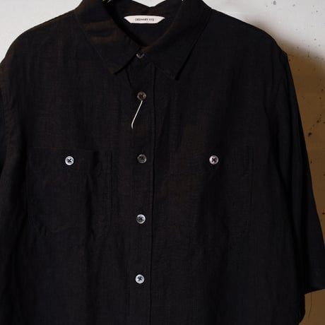 ORDINARY FITS オーディナリーフィッツ  "LINEN SHORT SLEEVE WORK SHIRTS"