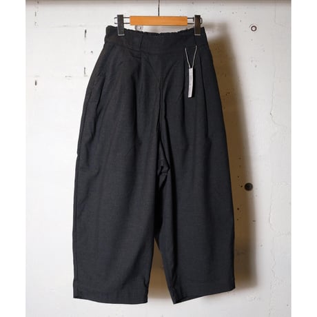 HARVESTY ハーベスティ "T/R WIDE EGG CROPPED PANTS" ワイドエッグクロップドパンツ