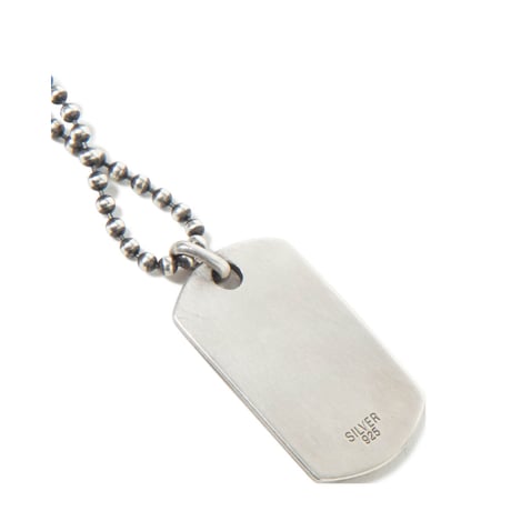 hobo ホーボー "DOGTAG NECKLACE 925 SILVER with BRASS" ドックタグネックレス