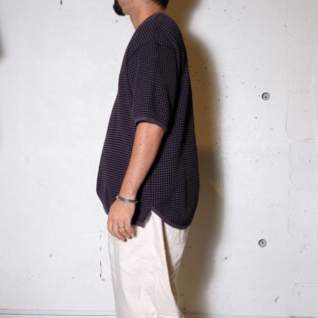 CURLY カーリー "TWO-TONE WAFFLE TEE＂ワッフルTEE