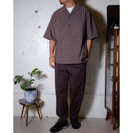 CURLY カーリー "SPLIT RAGLAN SHIRT -solid-"スプリットラグランシャツ