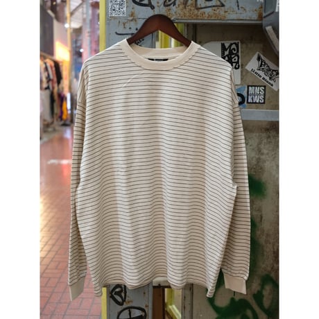 EVCON エビコン"Border Wide L/S T-shirt"