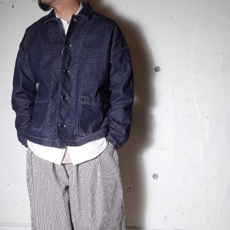 HARVESTY ハーベスティ"DENIM COVERALL ONE WASH" デニムカバーオール