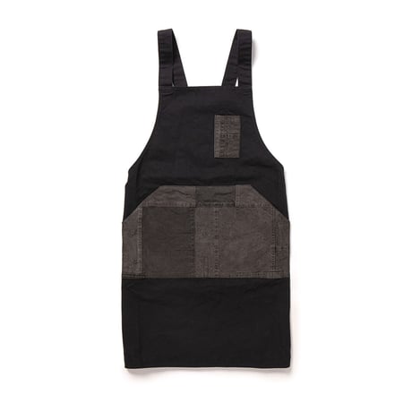 hobo ホーボー "CROSS BACK APRON UPCYCLED US ARMY CLOTH LOGWOOD DYED"エプロン