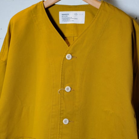 HARVESTY ハーベスティ"COLLARLESS JACKET"